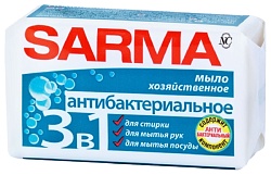 Мыло хозяйственное САРМА антибактериальное 140г