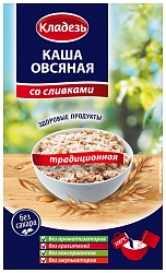 Каша КЛАДЕЗЬ овсяная традиционная 215г