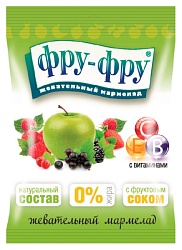 Мармелад жевательный ФРУ-ФРУ Фруктовое ассорти 30г