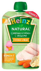 Пюре ХАЙНЦ курочка овощи м/у 90г
