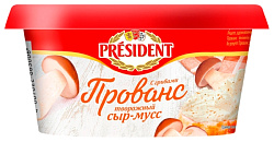 Сыр творожный ПРЕЗИДЕНТ Прованс с грибами бзмж 60% 120г