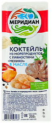 Коктейль МЕРИДИАН Мехико из морепродуктов с пряностями 200г