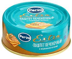 Паштет ПЕРВА с индюшиной печенью ж/б 95г