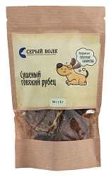 Лакомства для собак СЕРЫЙ ВОЛК Рубец говяжий сушеный 50г
