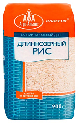 Рис АГРО-АЛЬЯНС длиннозерный классик м/у 900г