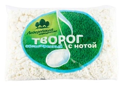 Творог ЛЕБЕДЕВСКАЯ АФ обезжиренный бзмж 0% пакет 400г