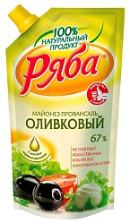 Майонез РЯБА Оливковый провансаль д/пак 200г