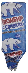 Мороженое СЛАВИЦА Пломбир на сливках в глазури бзмж 80г