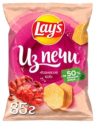 Чипсы ЛЕЙС из печи Королевский краб 85г