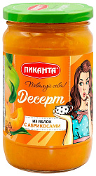 Десерт ПИКАНТА из яблок с абрикосом ст/б 370г