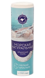 Соль КРЫМСКИЙ СОЛЕПРОМЫСЕЛ морская натуральная в/с 235г