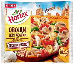 Овощи ХОРТЕКС Испанские для жарки с/м 400г