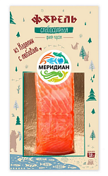 Форель МЕРИДИАН филе-кусок с/с в/у 150г