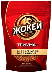 Кофе ЖОКЕЙ Триумф растворимый м/у 75г