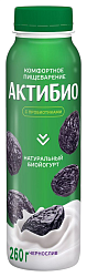 Биойогурт АКТИБИО чернослив бзмж 1.5% 260г