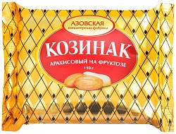 Козинак АКФ арахисовый на фруктозе 110г