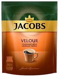 Кофе ЯКОБС Велюр растворимый м/у 70г
