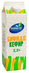 Бифидокефир ЗЕЛЕНЫЙ ЛУГ бзмж 2.5% 900г