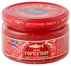 Икра горбуши БАЛТИЙСКИЙ БЕРЕГ имитированная ст/б 220г