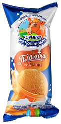 Мороженое КОРОВКА ИЗ КОРЕНОВКИ Пломбир крем-брюле бзмж стакан 100г