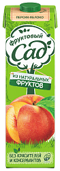Нектар ФРУКТОВЫЙ САД персик яблоко с мякотью для детского питания 0.95л