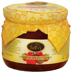 Варенье АМРИТА из клубники ст/б 440г