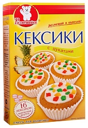 Кексики РАЗМЕШАЙКА с цукатами карт/уп 200г