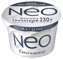Йогурт НЕО Греческий бзмж 2% 230г
