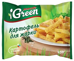 Картофель фри МОРОЗКО для жарки с/м 450г