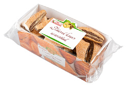 Печенье АЛЕШИНА Птичий клин полосатый 250г