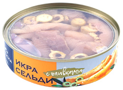 Икра сельди ПУТИНА в масле с оливками 1кг