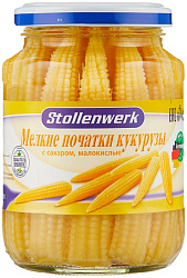 Кукуруза ШТОЛЛЕНВЕРК Початки мелкие ст/б 370мл