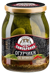 Огурчики СКАТЕРТЬ-САМОБРАНКА по-берлински ст/б 720мл