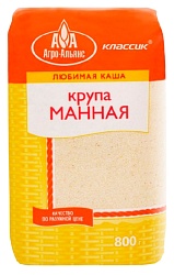 Манная крупа АГРО-АЛЬЯНС Классик м/у 800г