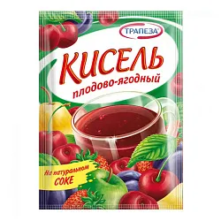 Кисель ТРАПЕЗА Плодовоягодный 100г