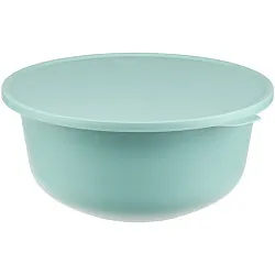 Миска М-ПЛАСТИКА Тэсти с крышкой морская волна 4.3л арт.М1364