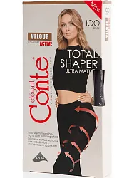 Колготки КОНТЕ Велюр Актив 100ден неро 4