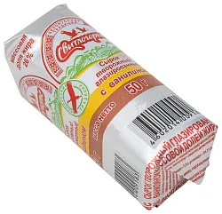 Сырок глазированный СВИТЛОГОРЬЕ ваниль бзмж 26% 50г