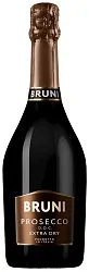 Игристое вино БРУНИ Просекко Экстра Драй белое брют 11% ст/б 0.75л