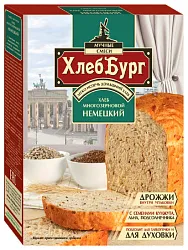 Смесь ХЛЕББУРГ Хлеб многозерновой немецкий карт/уп 400г