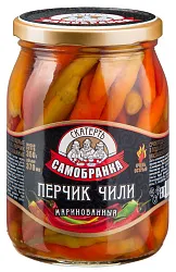 Перчик СКАТЕРТЬ-САМОБРАНКА чили маринованный ст/б 370мл