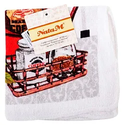 Салфетка кухонная НАТАМ Кофейная 30*30см арт.PDC02301