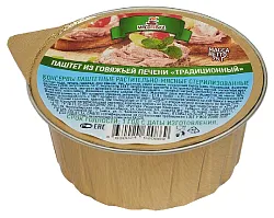 Паштет МЯСОРУБКА Традиционный из говяжьей печени л/у 75г