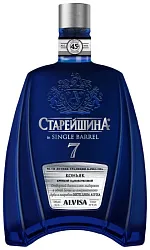 Коньяк СТАРЕЙШИНА Сингл Баррел КВ 45% ст/б 0.5л