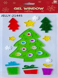 Наклейки декоративные ТАМ-ТАМ Елочки с подарками 15*30см арт.21445