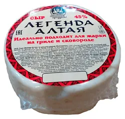 Сыр БЕЛЫЙ ЗАМОК Легенда алтая для жарки бзмж 45% 1кг