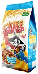 Завтрак СУПЕР ХРУПЕР подушечки с молочной начинкой м/у 180г