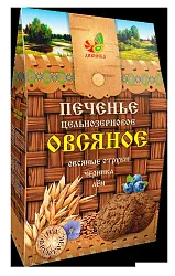 Печенье ДИВИНКА Овсяное цельнозерновое со льном и черникой 300г