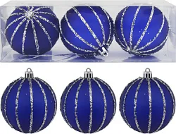 Набор елочных шаров ТАМ-ТАМ Вдохновение синий Д8см 3шт арт.SYQB2-0123047-3