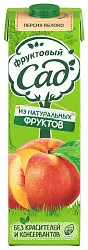Нектар ФРУКТОВЫЙ САД персик яблоко с мякотью для детского питания 0.95л
